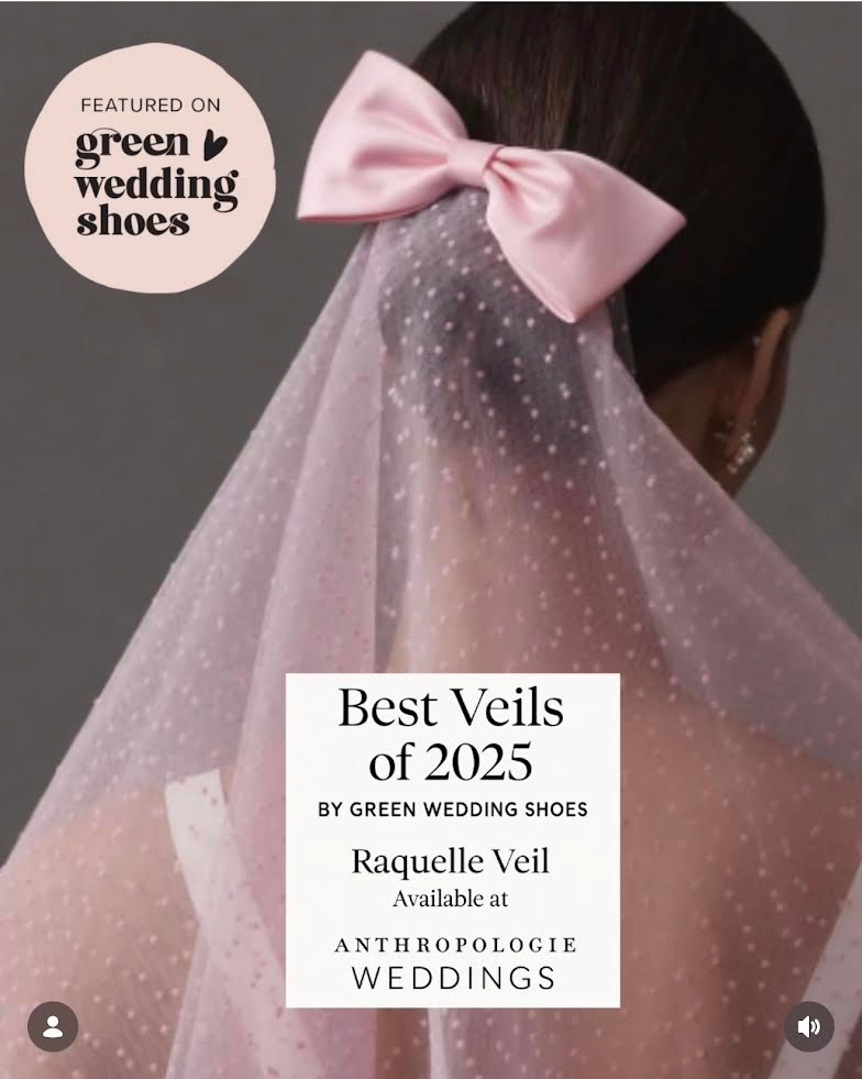 Green Wedding Shoes Best Veils of 2025 feature with the Raquelle Veil