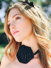 Load image into Gallery viewer, Amour Lace Rose Sash
