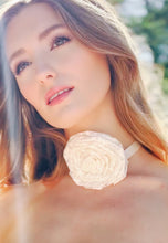Load image into Gallery viewer, Amour Lace Rose Sash
