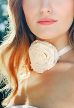 Load image into Gallery viewer, Amour Lace Rose Sash
