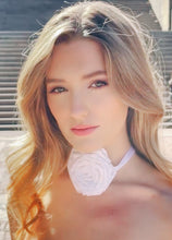 Load image into Gallery viewer, Amour Lace Rose Sash
