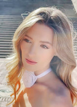 Load image into Gallery viewer, Amour Lace Rose Sash
