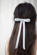 Load image into Gallery viewer, Octavia Pearl Bow Barrette
